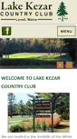 Mobile Screenshot of lakekezargolf.com