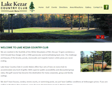 Tablet Screenshot of lakekezargolf.com